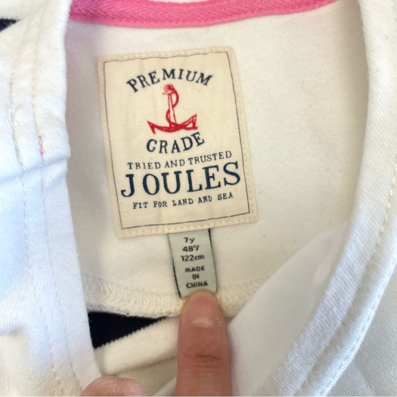 Joules Rainbow striped top - Picture 5 of 5